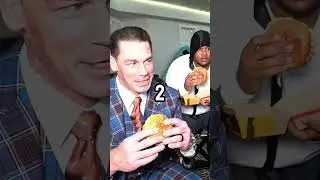 Kai Cenat JOHN CENA TRIES CHICKEN BIG MAC! 🤔😂