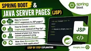 Spring Boot and JSP Tutorial | Full Course | Mighty Java