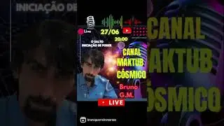 O Salto Iniciação de Poder - Entrevista no canal Maktub Cósmico - Bruno Guerreiro de Moraes - 03