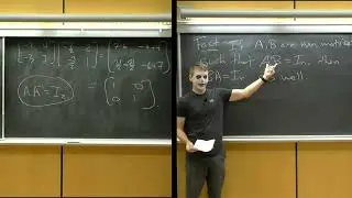 The Inverse of a Matrix, Calculating Inverses. UVic Math 151