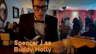 The incredible Spencer J as Buddy Holly