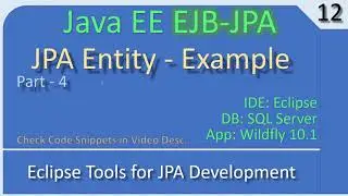 JPA Entity & EJB | Part 4 - JPA Tools | JavaEE EJB JPA Tutorials #12