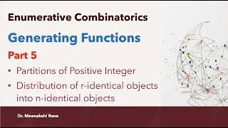 Generating Functions| Partitions of a positive integer|Identical objects into identical boxes