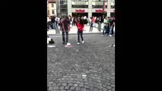 Мыльные пузыри в центре Праги