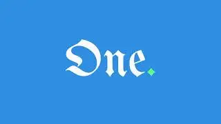 One logo Lottie JSON animation