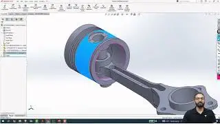 Exercise 02- Radial Engine Assembly in Solidworks for Beginner | SOLIWORKS |