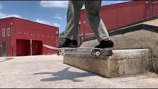 PRACTICING BACKSIDE TAILSLIDES