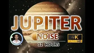 Jupiter Noise for Rapid Deep Sleep | 12 Hours | BLACK SCREEN | Tinnitus & Anxiety Relief
