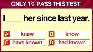 Try To Get A Perfect Score On This Hard English Quiz! | 30+ Mixed Grammar Quiz | English Grammar