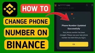 How to change phone number on  binance | phone number update on binance