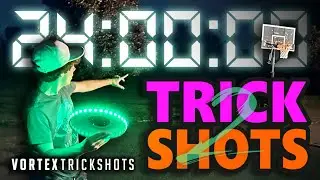 24 HOURS to Make a TRICK SHOT Video...