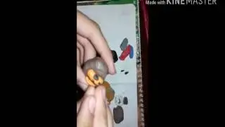 Tutorial toy freddy en plastilina fnaf . How to make toy freddy in clay