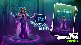 The Magical Blend | Photo Manipulation | Adobe Photoshop Tutorial | Speed Art