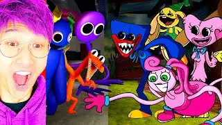 LANKYBOX REACTION! Rainbow Friends VS Poppy Playtime (FNF Friends To Your End but Poppy Playtime )
