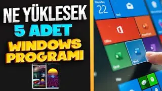 Ne Yüklesek? Windows 11'de Kullandığım 5 Program (Hareketli Masaüstü - Instagram Filtresi)