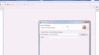 Java: Creating new projects in Eclipse