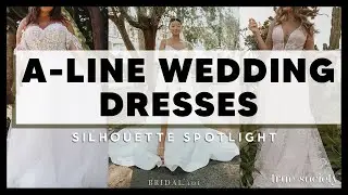 Silhouette Spotlight: A-Line Wedding Dresses