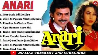 Anari Movie All Songs 🌹  Venkatesh Daggubati & Karisma Kapoor   Bollywood Old Songs 🌈  ALL HITS
