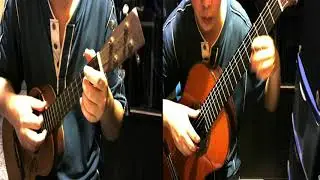 Wild World-Cat Stevens(Classical Guitar And Ukulele Duet Cover)