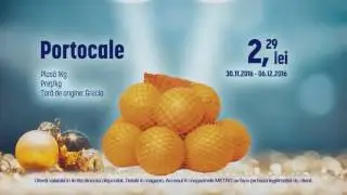 METRO Craciun 2016  - Portocale, Figurine, Bomboane pom - 01 - 06.12.2016