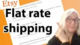 How to do a fixed cost shipping profile on Etsy. Selling on Etsy for beginners