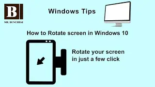 (9) How to Rotate screen in Windows 10