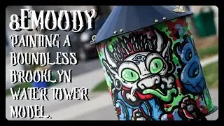 PAINTING A WATER TOWER MODEL WITH MOLTOW ONE4ALL ACRYLIC PAINT MARKERS