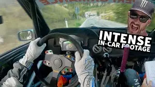 Ken Block Raw Onboard Footage! Blistering Fast Tarmac Stage. Rally Legend - S7