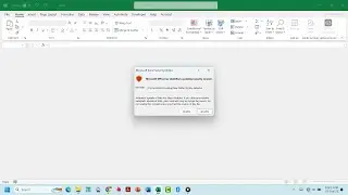 How to recover your excel file if security error occurred | Potential security concern 