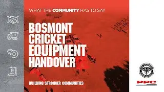 Bosmont Cricket Equipment Handover