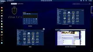 Linux Regal Zeus with Linux Regal faded blue theme