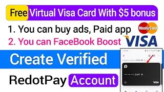How To Get Free Virtual Visa Card With RedotPay - Create New RedotPay Account Card
