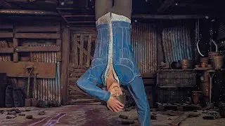 Leland doing the heavy lifting - The Texas Chainsaw Massacre Game