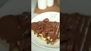 fruit crepe #crepe #chocolate #video #chocolatelover #desert #