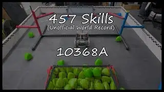 (Unofficial World Record)10368A Combined 457 Skills Vex Over Under
