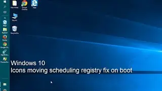 Windows 10 - Stop Desktop Icons Moving scheduling keys to be written on restart