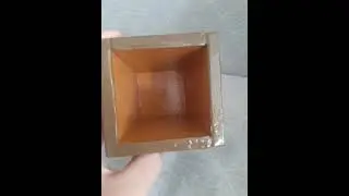 Органайзер для ручек и карандашей из картона.