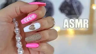 ASMR NAIL ART Tutorial Design 💅 Whisper | АСМР МАНИКЮР Дизайн ногтей Шепот