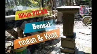 teknik membuat pilar bonsai