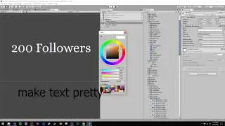 Text dissolve particles unity