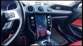 Магнитола Tesla для Ford Mustang New (климат-контроль) черная