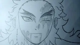 My drawing Rengoku I Fnp art