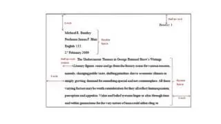 MLA Formatting VideoScribe