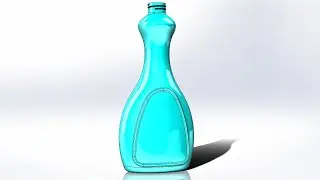 Plastic Bottle Design in Solidworks