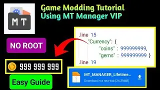 How to Mod Games with MT Manager VIP | No Root Android Tutorial