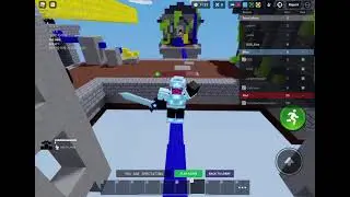 I FOUND A HACKER IN MY ROBLOX BEDWARS GAME!!!!!!!