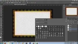 create photo frames with additional brush tools