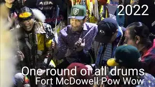 One Round of All Drums Fort McDowell Pow Wow 2022