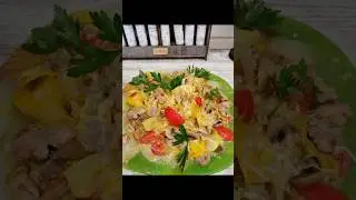 Кабачковая лапша с курицей#кабачкирецепты #кабачок #кабачки #лапша #вкусно #ужин