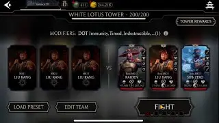 Mortal Kombat Mobile IOS & Android/ Unplayable 3 Boss MK 11 Liu Kang WLT Battle 200 and rewards